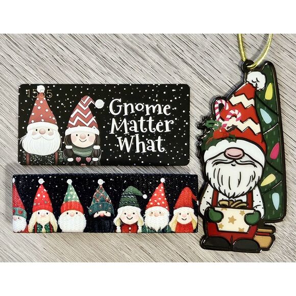 ZOX "GNOME MATTER WHAT" #1555 ADVENT DAY 3 ORNAMENT #125 & INTERACTIVE WRISTBAND - Picture 3 of 13